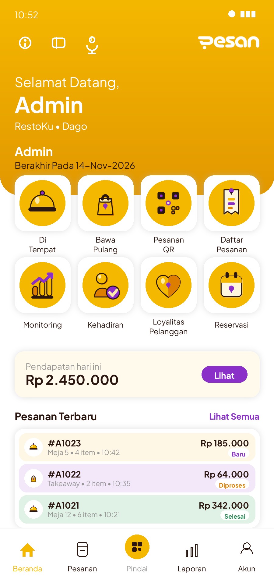 Tokomu online dalam hitungan menit.